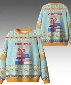 Alternative view of 2026 Christmas All I Want For Christmas Is Books Ugly Sweater 