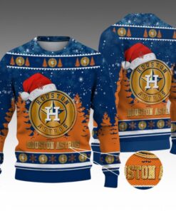 Alternative view of 2026 Christmas Astros Ugly Christmas Sweater 