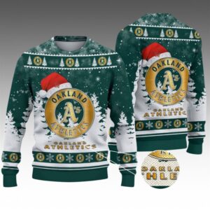 Alternative view of 2026 Christmas Athletics Ugly Christmas Sweater - Grishko.com