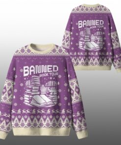 2026 Christmas Banned Book Tour Ugly Sweater 