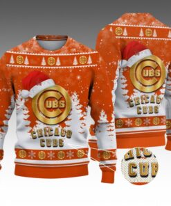 Alternative view of 2026 Christmas Cubs Ugly Christmas Sweater 