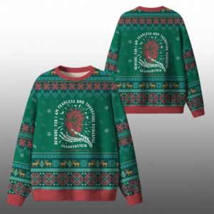 2026 Christmas For I Am Fearless Therefore Powerful Ugly Sweater - Grishko.com
