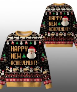 2026 Christmas Happy New Achievement Ugly Sweater 