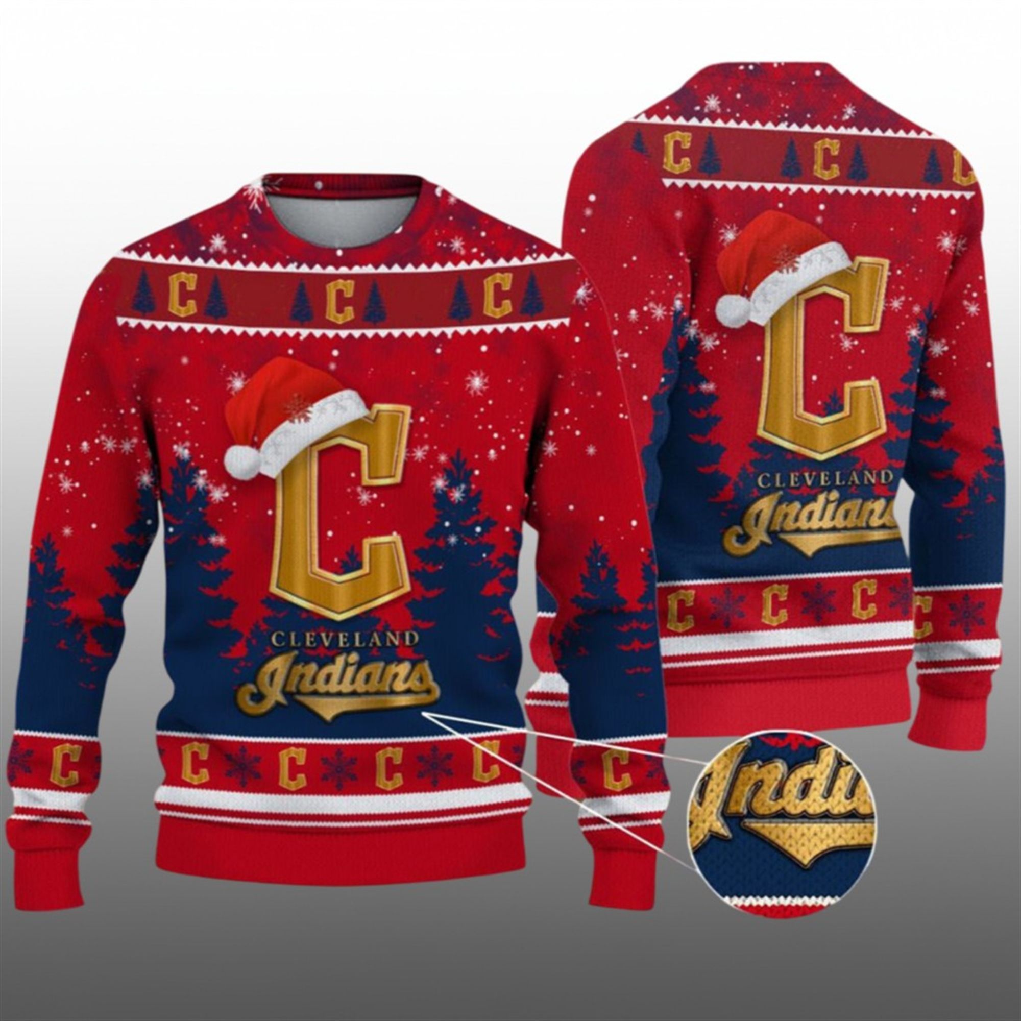 2026 Christmas Indians Ugly Christmas Sweater - Grishko.com