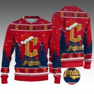 Alternative view of 2026 Christmas Indians Ugly Christmas Sweater - Grishko.com