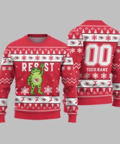 2026 Christmas KC Chiefs Portland Frog Resist Ugly Sweater 