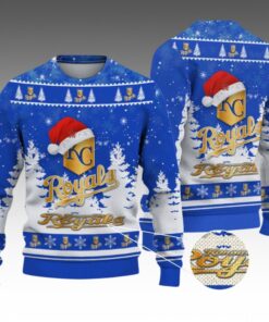 Alternative view of 2026 Christmas KC Royals Ugly Christmas Sweater 