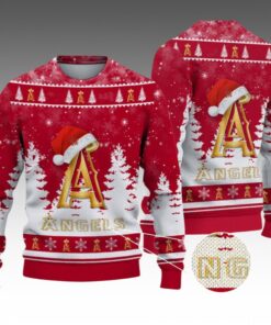 Alternative view of 2026 Christmas LA Angels Ugly Christmas Sweater 