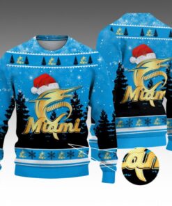 Alternative view of 2026 Christmas Marlins Ugly Christmas Sweater 