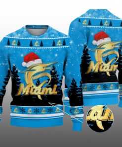 2026 Christmas Marlins Ugly Christmas Sweater 