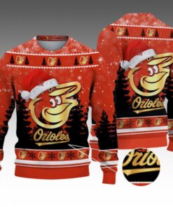 Alternative view of 2026 Christmas Orioles Ugly Christmas Sweater 