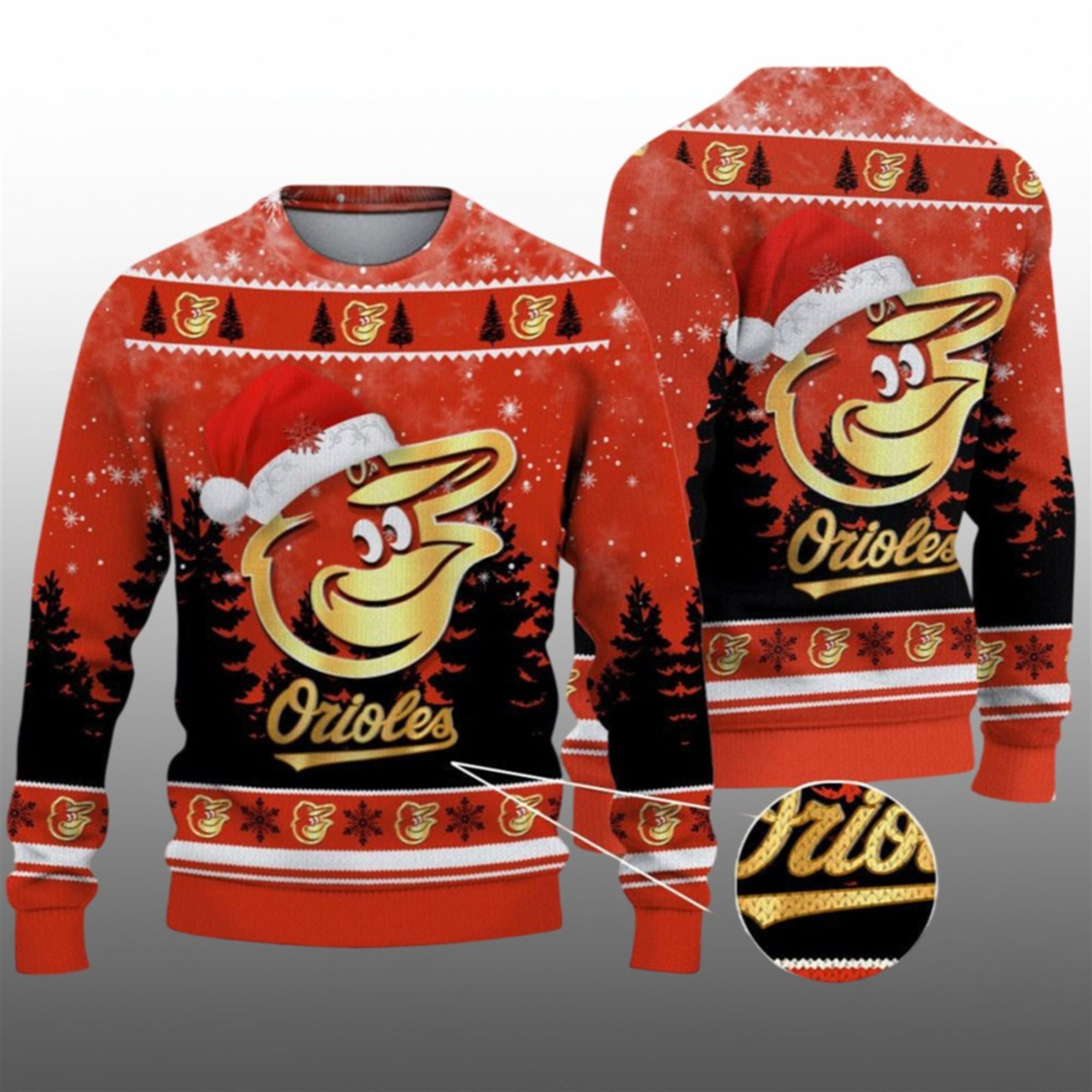 2026 Christmas Orioles Ugly Christmas Sweater - Grishko.com