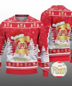 2026 Christmas Phillies Ugly Christmas Sweater 