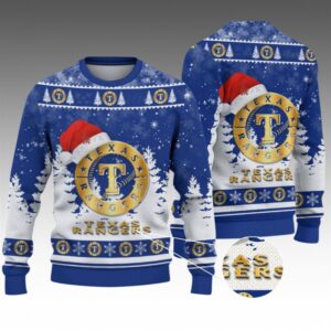 Alternative view of 2026 Christmas Rangers Ugly Christmas Sweater - Grishko.com