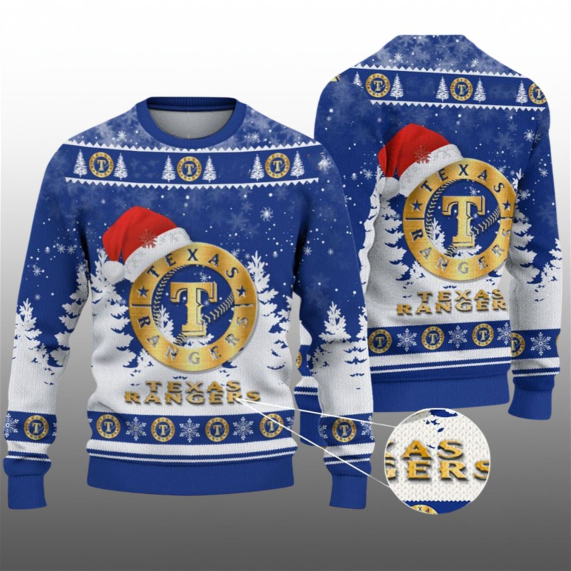 2026 Christmas Rangers Ugly Christmas Sweater - Grishko.com