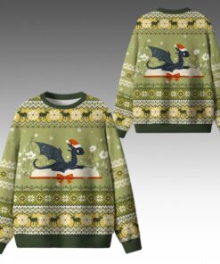 Alternative view of 2026 Christmas Read Books Be Kind Stay Weird Ugly Sweater 