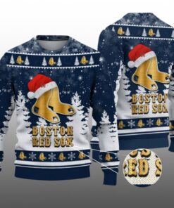 2026 Christmas Red Sox Ugly Christmas Sweater 