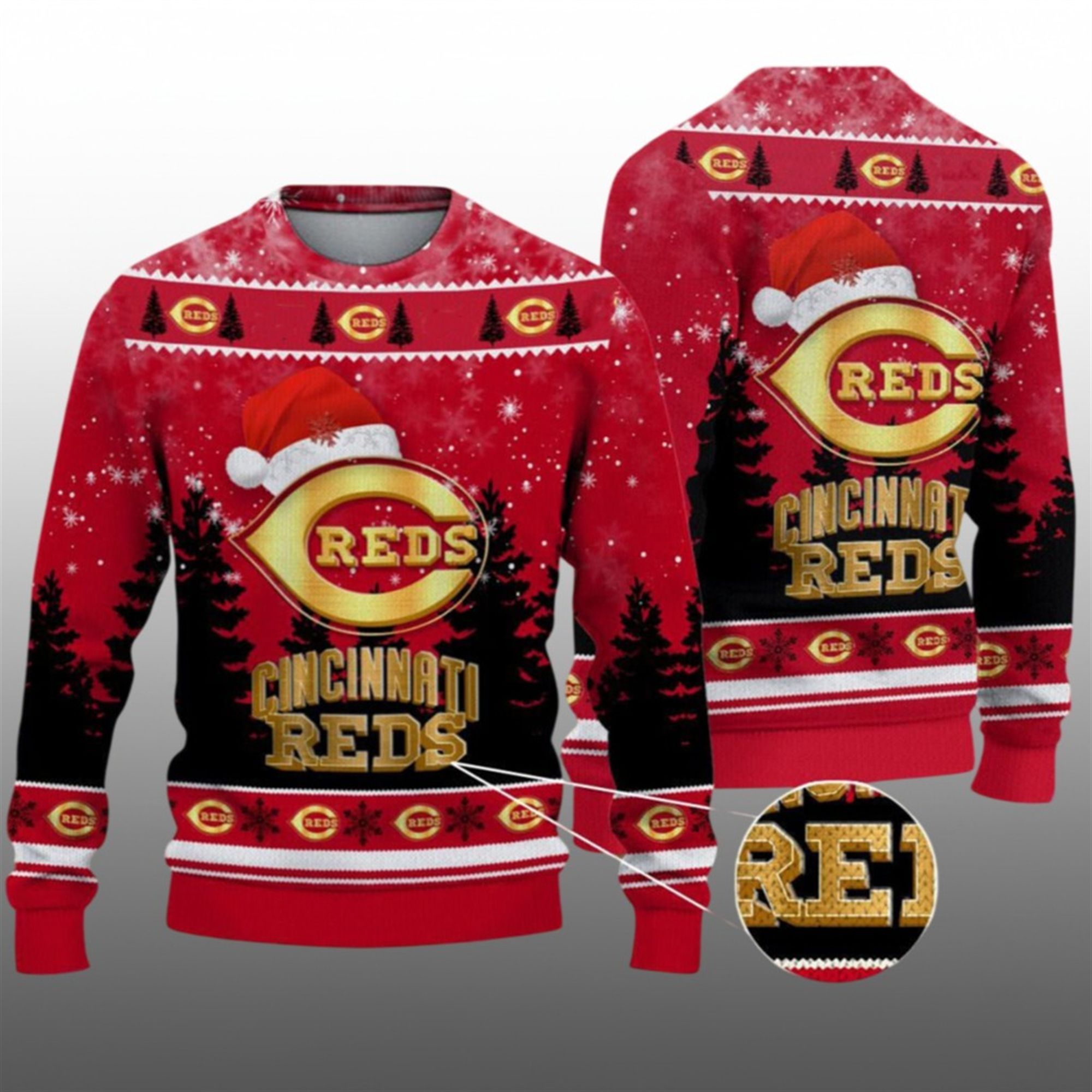 2026 Christmas Reds Ugly Christmas Sweater - Grishko.com
