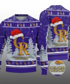 2026 Christmas Rockies Ugly Christmas Sweater 