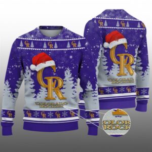 2026 Christmas Rockies Ugly Christmas Sweater - Grishko.com