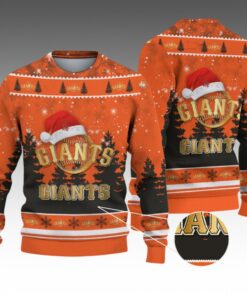 Alternative view of 2026 Christmas SF Giants Ugly Christmas Sweater 