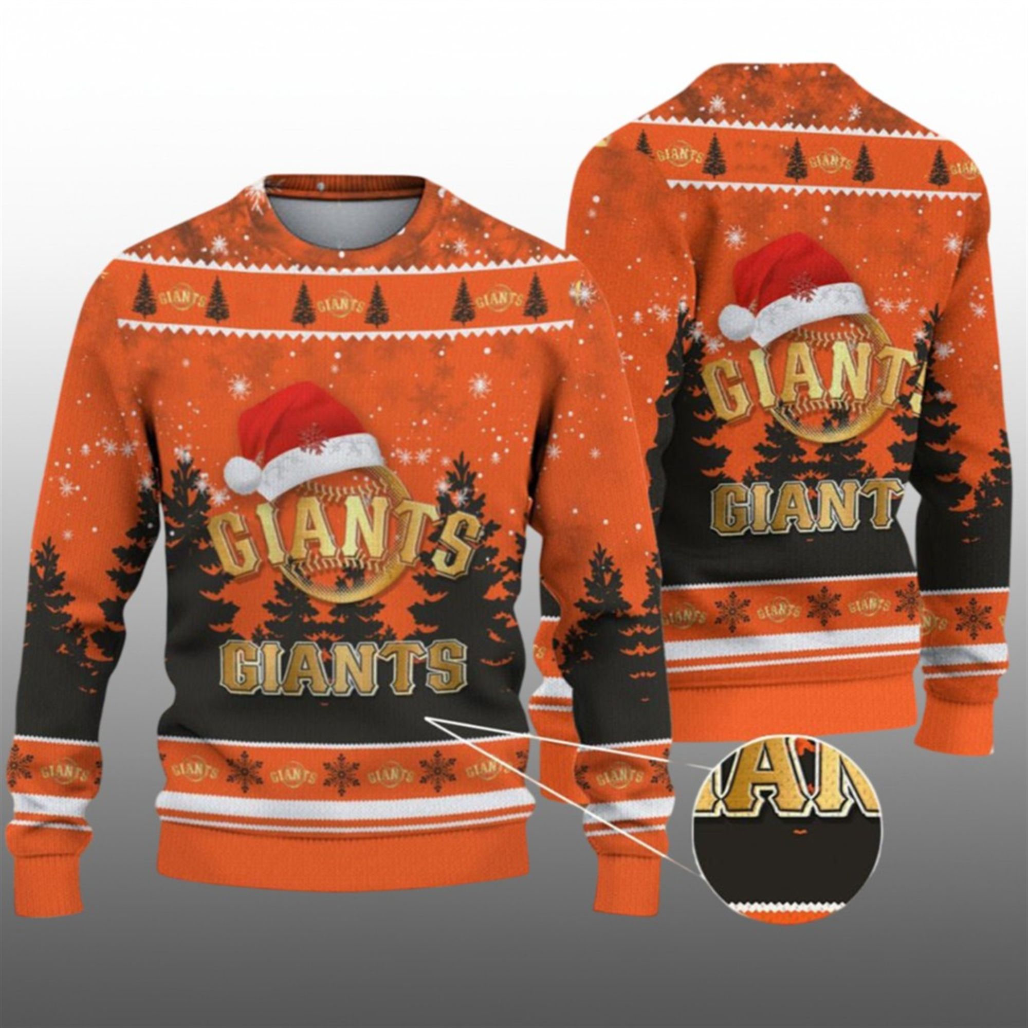 2026 Christmas SF Giants Ugly Christmas Sweater - Grishko.com