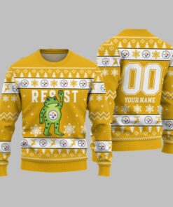 2026 Christmas Steelers Portland Frog Resist Ugly Sweater 