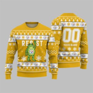 2026 Christmas Steelers Portland Frog Resist Ugly Sweater - Grishko.com