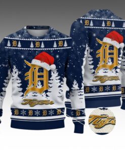 Alternative view of 2026 Christmas Tigers Ugly Christmas Sweater 