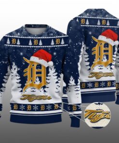 2026 Christmas Tigers Ugly Christmas Sweater 
