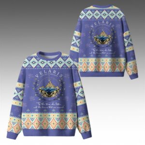 Alternative view of 2026 Christmas Velaris City Of Starlight Ugly Sweater - Grishko.com
