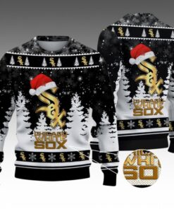 Alternative view of 2026 Christmas White Sox Ugly Christmas Sweater 