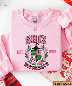Alternative view of Embroidered Shiz University Sweatshirt, Wickeds Movie Crewneck, Wizard Shiz University Sweatshirt