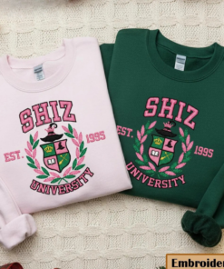 Embroidered Shiz University Sweatshirt, Wickeds Movie Crewneck, Wizard Shiz University Sweatshirt