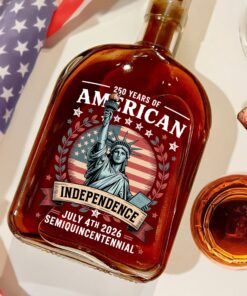 Alternative view of 250 Year Of American Independence Whiskey Bottle
