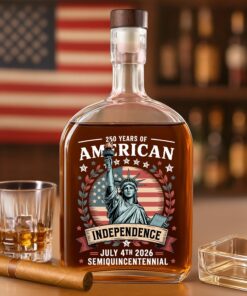250 Year Of American Independence Whiskey Bottle