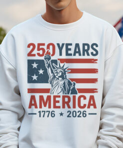 Alternative view of 250 Years America 1776 - 2026 Bright Shirt