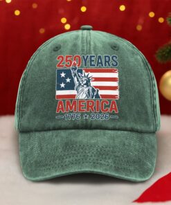 Alternative view of 250 Years America 1776 - 2026 Washed Denim Baseball Cap