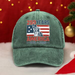 Alternative view of 250 Years America 1776 - 2026 Washed Denim Baseball Cap HO82 894546