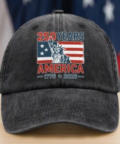 250 Years America 1776 - 2026 Washed Denim Baseball Cap