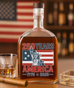 250 Years America 1776 - 2026 Whiskey Bottle