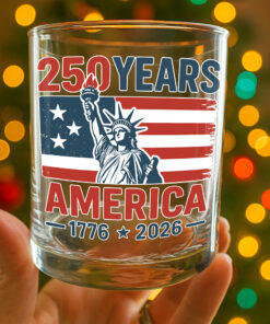 Alternative view of 250 Years America 1776 - 2026 Whiskey Glass