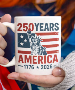250 Years America 1776 - 2026 White Mug