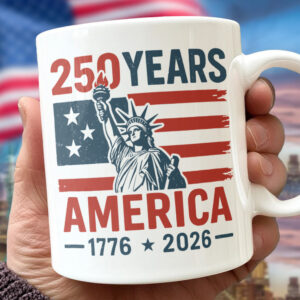 Alternative view of 250 Years America 1776 - 2026 White Mug HO82 894544