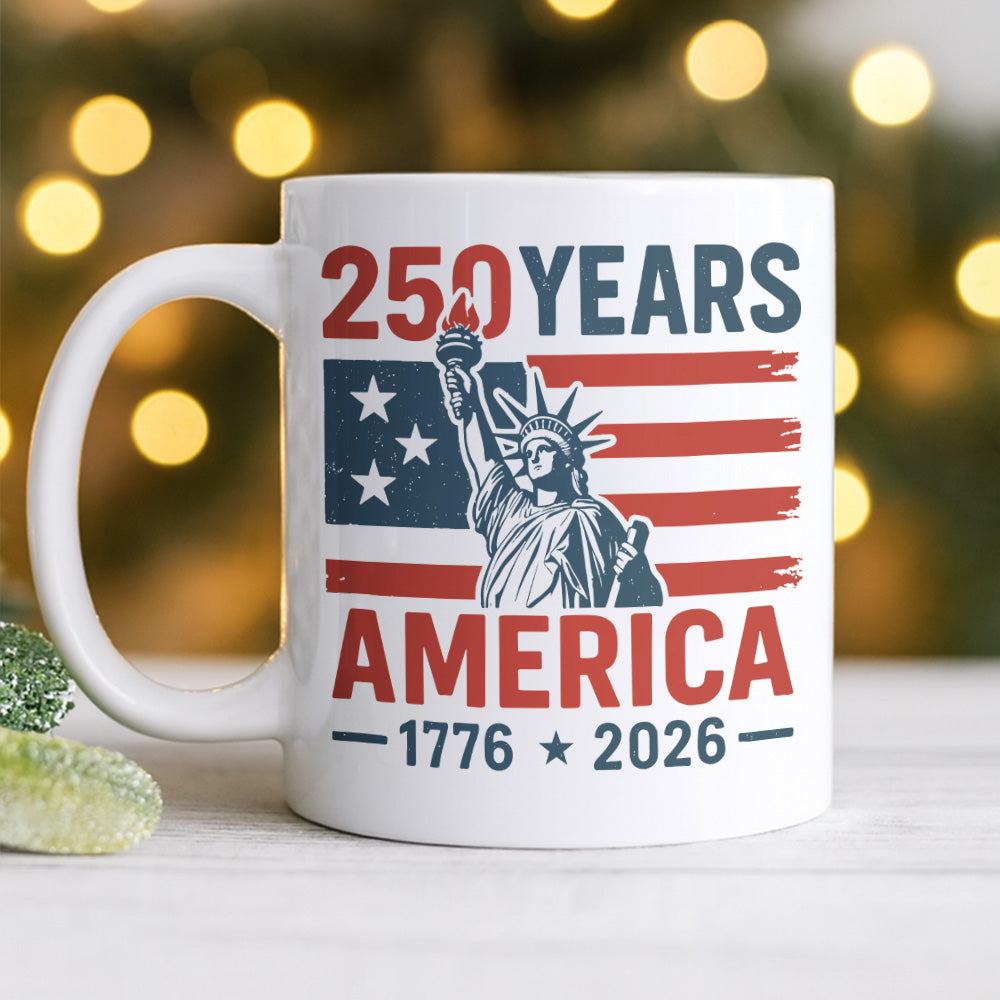 250 Years America 1776 - 2026 White Mug HO82 894544 - Image 6