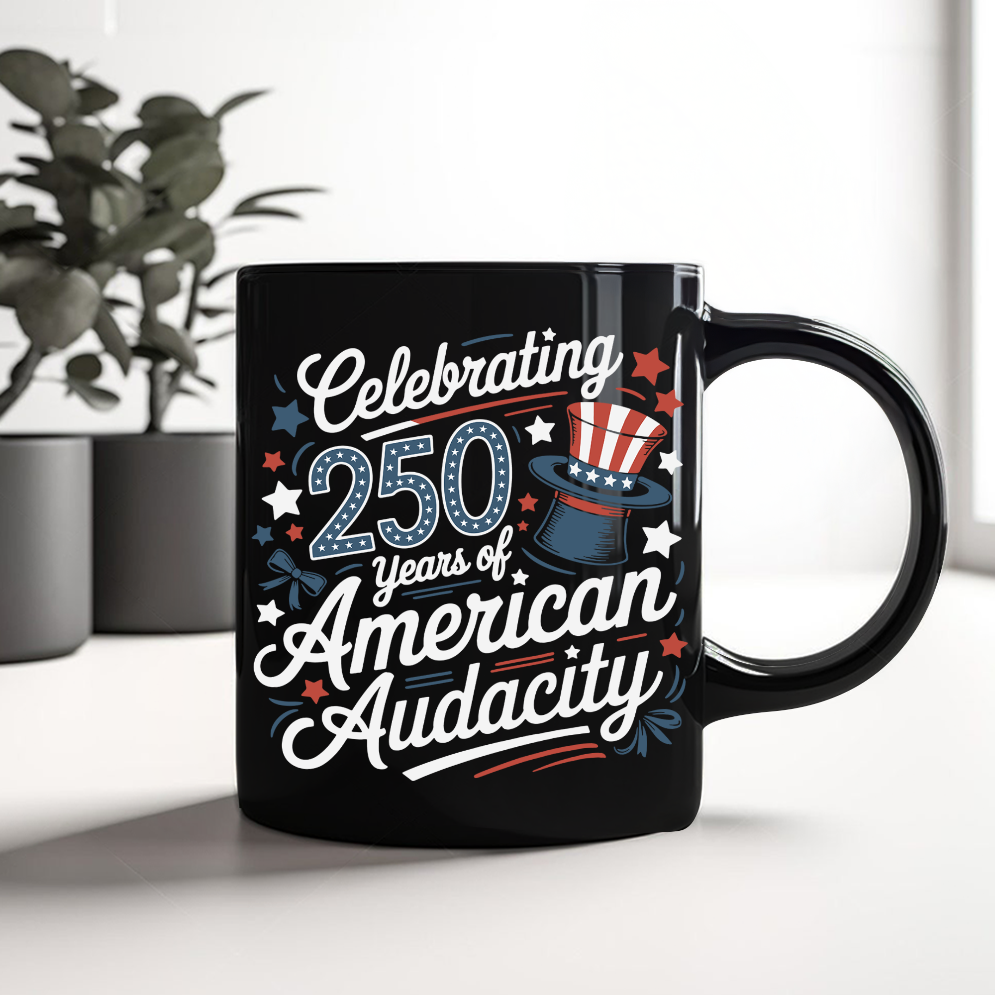 250 Years America 250th Anniversary USA 4th of July Black Mug HO82 894822 - Image 5