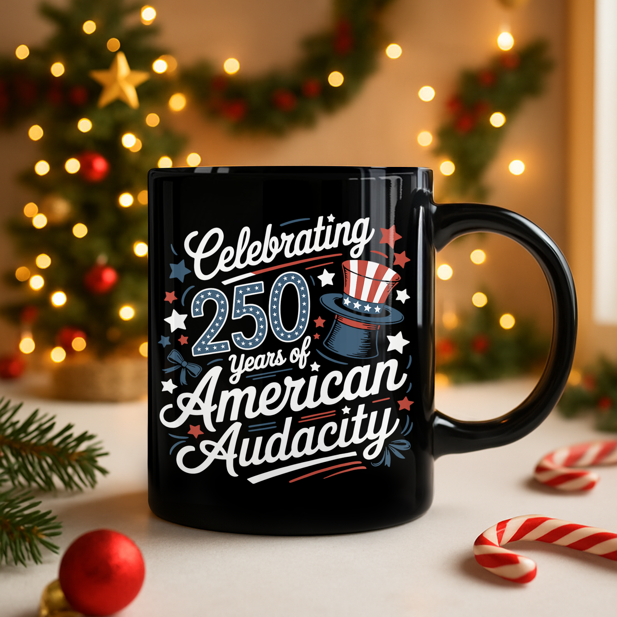250 Years America 250th Anniversary USA 4th of July Black Mug HO82 894822 - Image 4