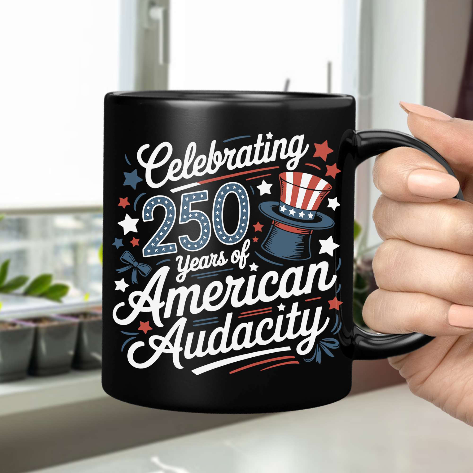 250 Years America 250th Anniversary USA 4th of July Black Mug HO82 894822 - Image 6