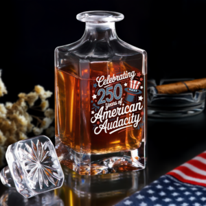Alternative view of 250 Years America 250th Anniversary USA 4th of July Decanter HO82 894816