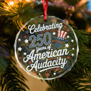 Alternative view of 250 Years America 250th Anniversary USA 4th of July Glass Ornament HO82 894820